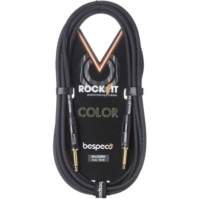 Bespeco Rockit Color Black 6m Jack Bespeco Rockit Color Black 6m Jack