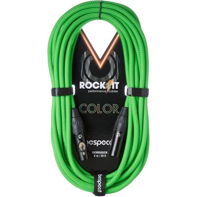 Bespeco Rockit Color Green 6m XLR Bespeco Rockit Color Green 6m XLR