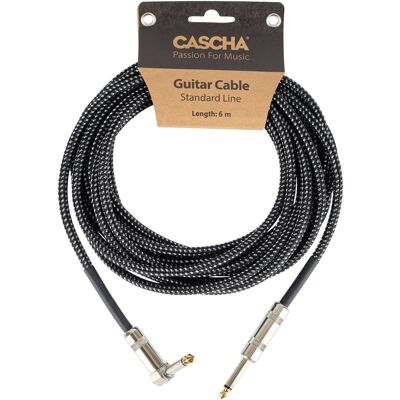 Cascha Guitar Cable 6 m Angled Cascha Guitar Cable 6 m Angled
