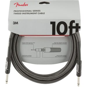 Fender Professional Series 10' Instrument Cable Gray Tweed Fender Professional Series 10' Instrument Cable Gray Tweed