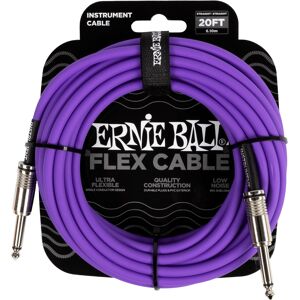 Ernie Ball Flex Instrument Cable 20' Purple Ernie Ball Flex Instrument Cable 20' Purple