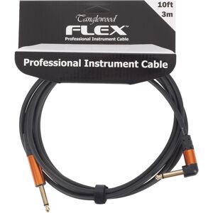 Tanglewood Flex Cable Rubber Black 3 m Angled Tanglewood Flex Cable Rubber Black 3 m Angled