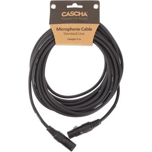 Cascha Standard Line Mic Cable Black 9m Cascha Standard Line Mic Cable Black 9m