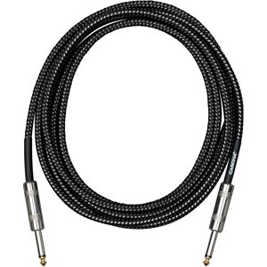 Cascha Standard Line Guitar Cable Straight Black Tweed 9m Cascha Standard Line Guitar Cable Straight Black Tweed 9m