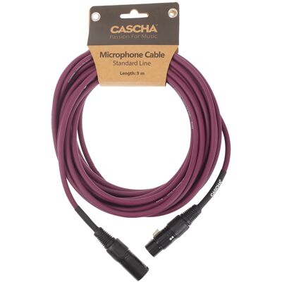 Cascha Standard Line Mic Cable Purple 9m Cascha Standard Line Mic Cable Purple 9m