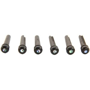 Taylor Bridge Pins Ebony with Abalone Taylor Bridge Pins Ebony with Abalone