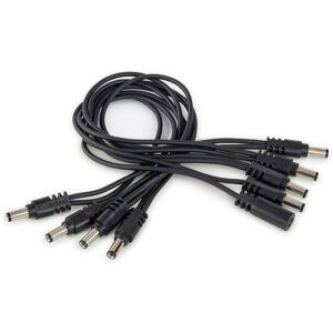 Rockboard Flat Daisy Chain Cable - 8 Outputs, Straight Rockboard Flat Daisy Chain Cable - 8 Outputs, Straight