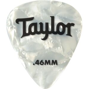 Taylor Celluloid Picks 0.46 White Pearl Taylor Celluloid Picks 0.46 White Pearl