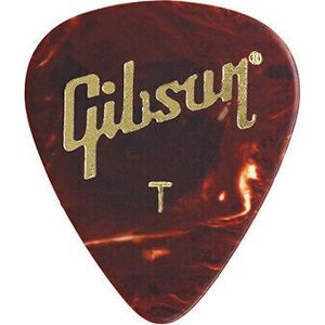 Gibson Celluloid Guitar Picks Tortoise Thin Gibson Celluloid Guitar Picks Tortoise Thin