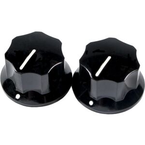 Fender Pure Vintage 1965 Jaguar Skirted Knobs, Black Fender Pure Vintage 1965 Jaguar Skirted Knobs, Black