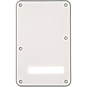 Fender Stratocaster Backplate White (W/B/W), 3-Ply Fender Stratocaster Backplate White (W/B/W), 3-Ply