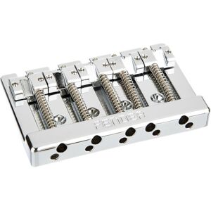 Fender HiMass 5-String Bass Wide Bridge Assembly With Zinc Saddles, Ch Fender HiMass 5-String Bass Wide Bridge Assembly With Zinc Saddles, Ch