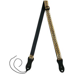 Flight S47 Black Gold Nubuck Ukulele Strap Flight S47 Black Gold Nubuck Ukulele Strap
