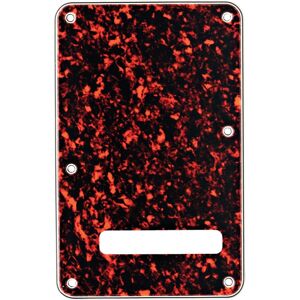 Fender Stratocaster Modern-Style Tremolo Backplate, Tortoise Shell, 4- Fender Stratocaster Modern-Style Tremolo Backplate, Tortoise Shell, 4-