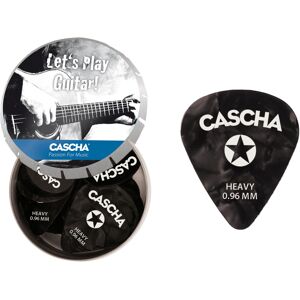 Cascha Guitar Pick Set Box Heavy (24 heavy guitar picks + metal box) Cascha Guitar Pick Set Box Heavy (24 heavy guitar picks + metal box)