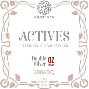 Knobloch ACTIVES Double Silver QZ Nylon Medium-Low Tension 33.0 Knobloch ACTIVES Double Silver QZ Nylon Medium-Low Tension 33.0