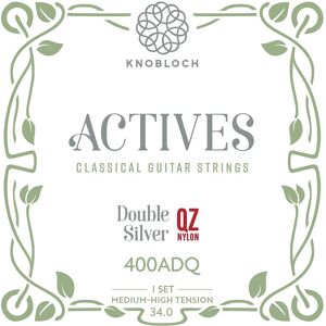 Knobloch ACTIVES Double Silver QZ Nylon Medium-High Tension 34.0 Knobloch ACTIVES Double Silver QZ Nylon Medium-High Tension 34.0