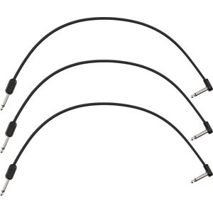 Fender Blockchain 16" Patch Cable, 3-pack, Straight/Angled Fender Blockchain 16" Patch Cable, 3-pack, Straight/Angled