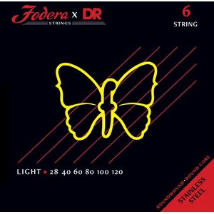 DR Strings Fodera Nickel 6 Light 28120 DR Strings Fodera Nickel 6 Light 28120