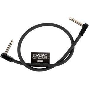 Ernie Ball Flex Patch Cable 18" Black Ernie Ball Flex Patch Cable 18" Black