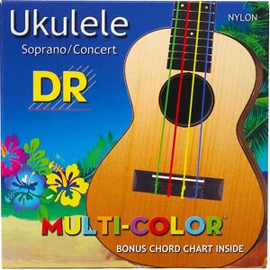 DR Strings UMCSC Multi-Color Soprano/Concert Strings DR Strings UMCSC Multi-Color Soprano/Concert Strings