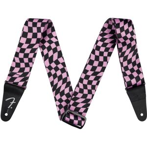 Fender Wavy Checkerboard Polyester Strap Pink Fender Wavy Checkerboard Polyester Strap Pink