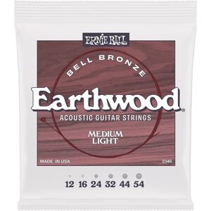 Ernie Ball Medium Light Earthwood Bell Bronze Acoustic 12-54 Ernie Ball Medium Light Earthwood Bell Bronze Acoustic 12-54