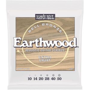 Ernie Ball Extra Light Earthwood Bell Bronze Acoustic 10-50 Ernie Ball Extra Light Earthwood Bell Bronze Acoustic 10-50