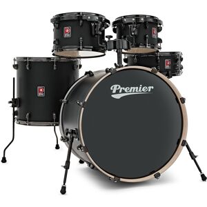 Premier Artist 22" 5pc Modern Rock Shell Pack Matte Black Premier Artist 22" 5pc Modern Rock Shell Pack Matte Black