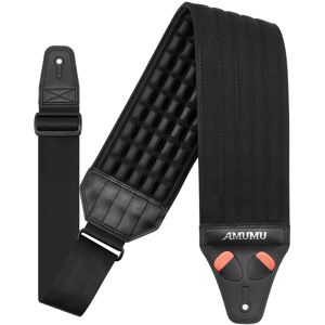 Amumu AirCell Bass Strap Black Extra Long Amumu AirCell Bass Strap Black Extra Long