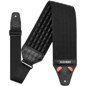 Amumu AirCell Bass Strap Black Standard Amumu AirCell Bass Strap Black Standard