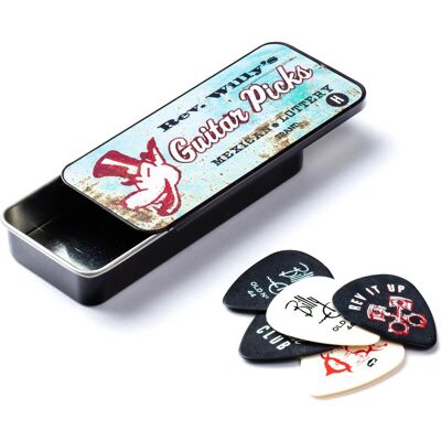 Dunlop Rev Willy Pick Tin Heavy Dunlop Rev Willy Pick Tin Heavy