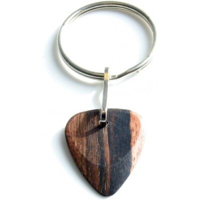 Timber Tones Macassar Ebony Pick Keyring Timber Tones Macassar Ebony Pick Keyring