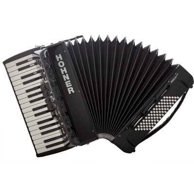 Hohner Amica Forte III 72 Black Silent Key Hohner Amica Forte III 72 Black Silent Key