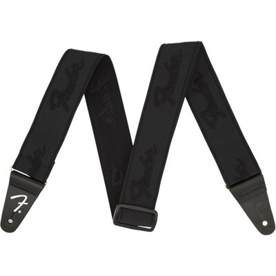 Fender WeighLess Strap Black/Black Fender WeighLess Strap Black/Black