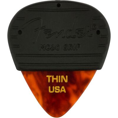 Fender Mojo Grip Picks Tortoise Thin Fender Mojo Grip Picks Tortoise Thin
