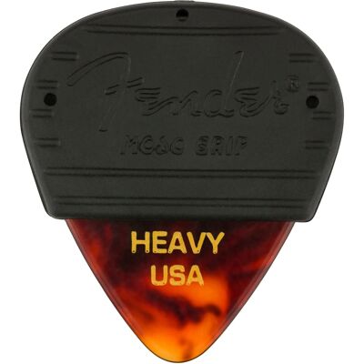 Fender Mojo Grip Picks Tortoise Heavy Fender Mojo Grip Picks Tortoise Heavy