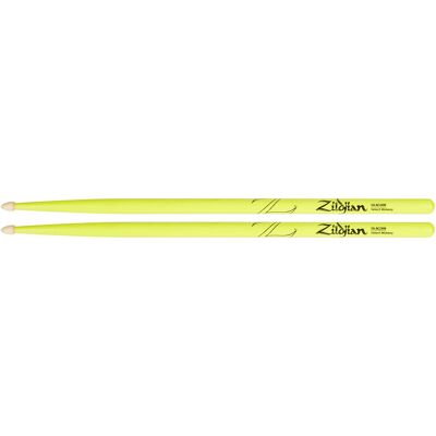 Zildjian 5A Acorn Wood Neon Yellow Zildjian 5A Acorn Wood Neon Yellow
