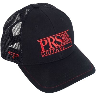 PRS Block Logo Red & Black Trucker Hat PRS Block Logo Red & Black Trucker Hat
