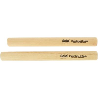 Sela 2-Tone Claves 20 Acacia Sela 2-Tone Claves 20 Acacia