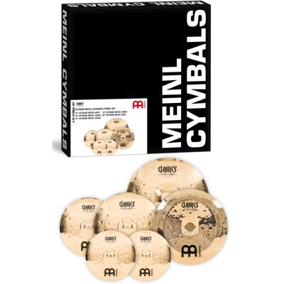 Meinl Classics Custom Extreme Metal Expanded Cymbal Set Meinl Classics Custom Extreme Metal Expanded Cymbal Set