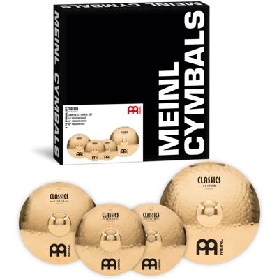Meinl Classics Custom Brilliant Complete Cymbal Set Meinl Classics Custom Brilliant Complete Cymbal Set