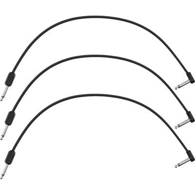 Fender Blockchain 16" Patch Cable 3-pack Straight/Angled Fender Blockchain 16" Patch Cable 3-pack Straight/Angled
