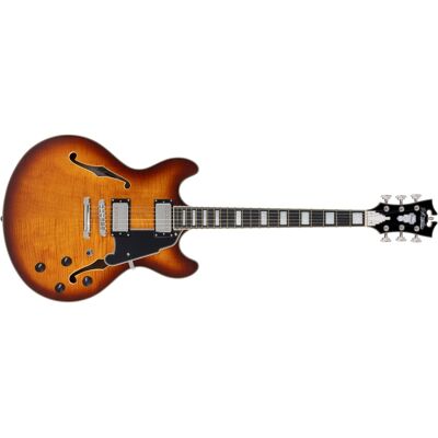 D'Angelico Premier DC Double Cutaway Stop-Bar Tailpie CE Dark ICEd Tea D'Angelico Premier DC Double Cutaway Stop-Bar Tailpie CE Dark ICEd Tea