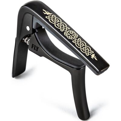 Dunlop Trigger Fly Capo Celtic Knot Edition Curved Black Dunlop Trigger Fly Capo Celtic Knot Edition Curved Black