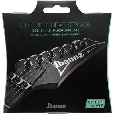 Ibanez String Set 6-Str. For Electric Guitar Nickel Wound Hybrid Gauge Ibanez String Set 6-Str. For Electric Guitar Nickel Wound Hybrid Gauge