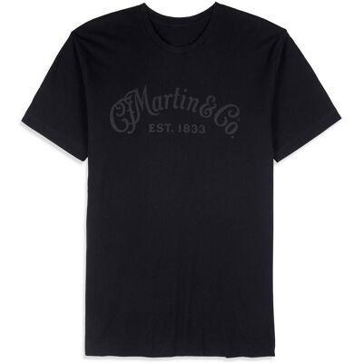Martin Men's Tee Tone on Tone Black XL Martin Men's Tee Tone on Tone Black XL