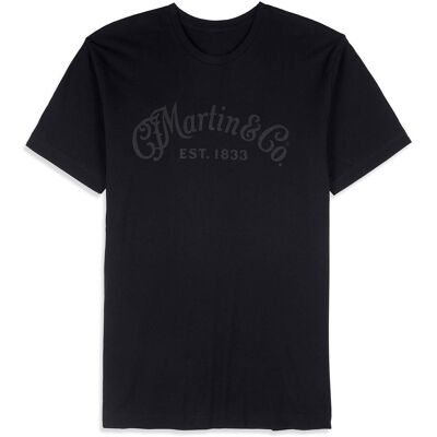 Martin Men's Tee Tone on Tone Black 3XL Martin Men's Tee Tone on Tone Black 3XL