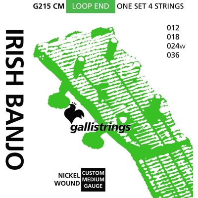 Galli G215 CM Irish Banjo 4-String Tenor Custom Medium Galli G215 CM Irish Banjo 4-String Tenor Custom Medium
