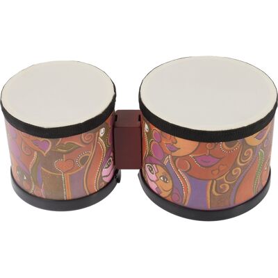 PP World Percussion Mini Bongos with Beaters PP World Percussion Mini Bongos with Beaters